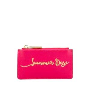 New Summer Daze Faux-Leather Card Wallet under $25